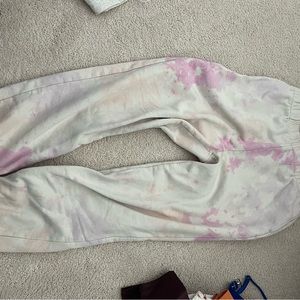 Pink tye dye sweats